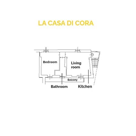 아파트 La Casa Di Cora